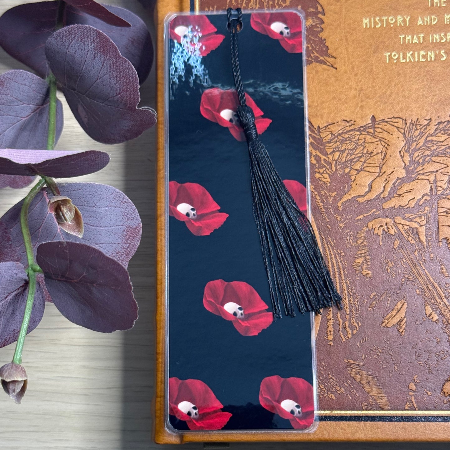 August birth flower bookmark