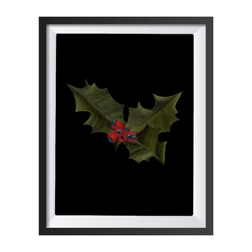 December Birth Flower Print
