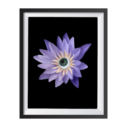 July Birth Flower Print