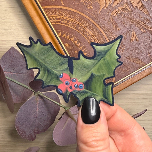 December Birth Flower Sticker