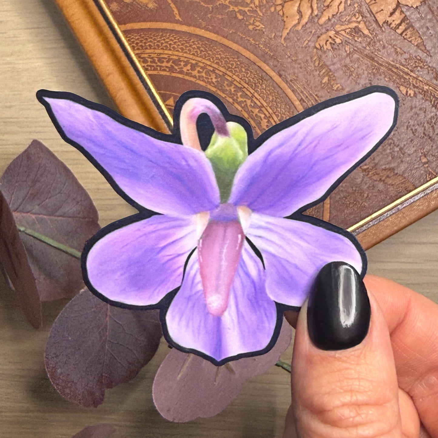February Birth Flower Sticker