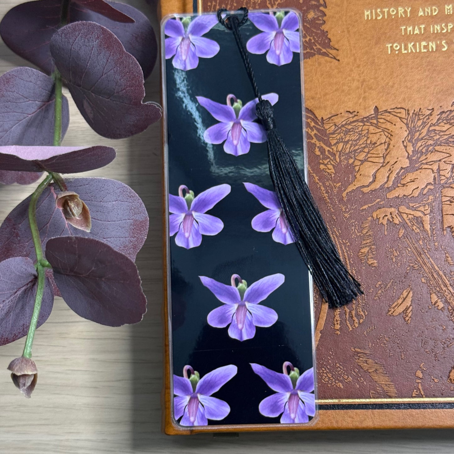 February birth flower bookmark