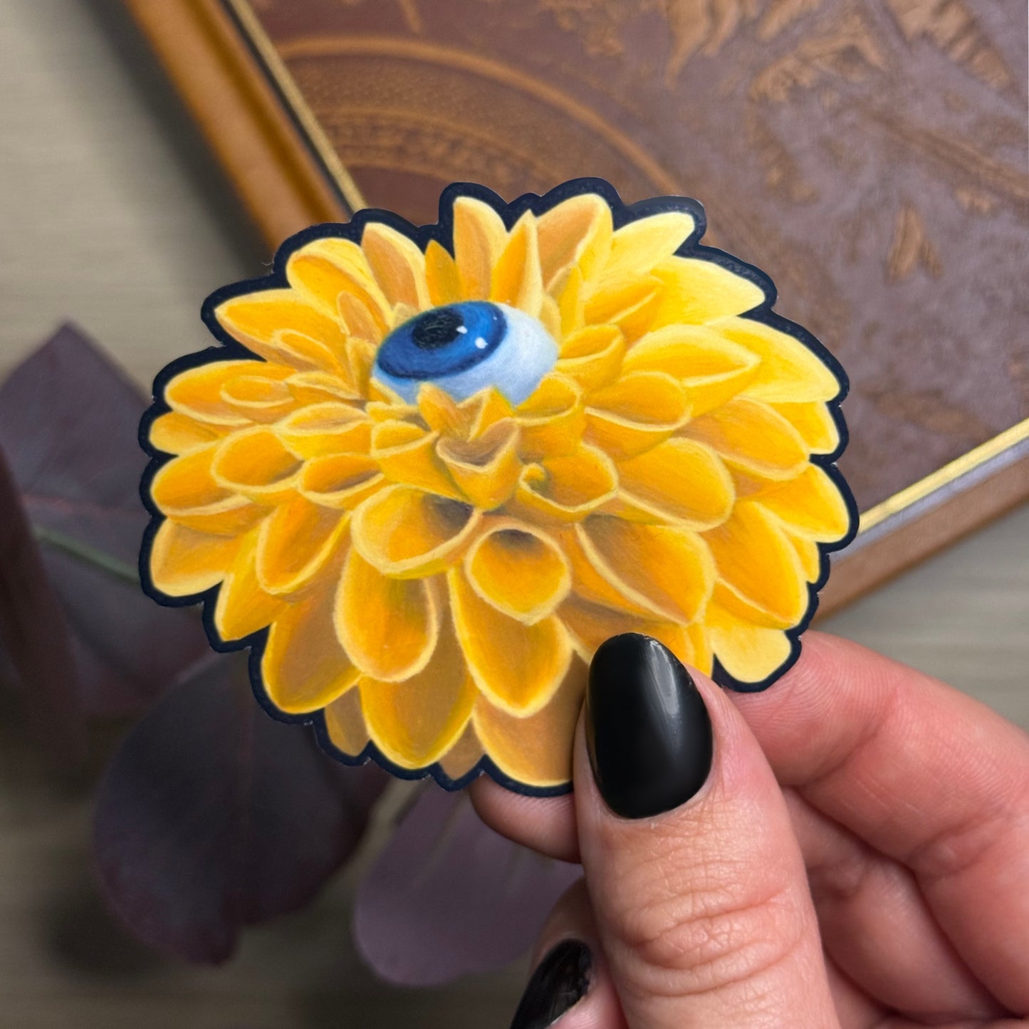 November Birth Flower Sticker