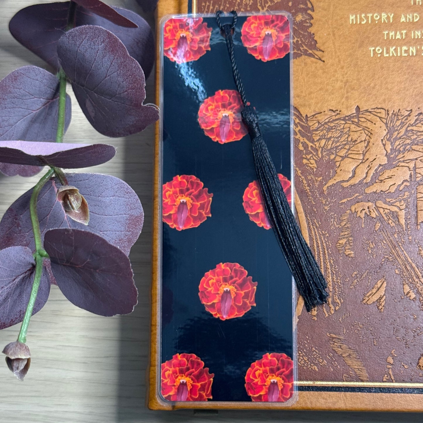 October birth flower bookmark